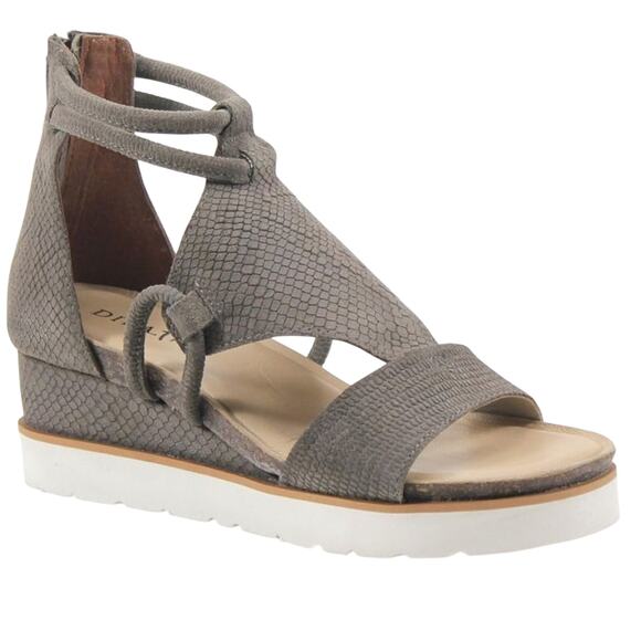 Diba True GREEN CLOVER Cushioned Wedge Sandal in Taupe US Size 11 or 12 New $119 - Picture 4 of 13